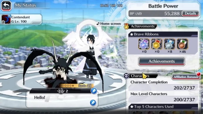 [GLOBAL]6K Orbs+Fresh All Story|Byakuya Renewed,Ulquiorra Crescent,Halibel,TYBW23[Byakuya,As Nodt],Etc|CE ON|Klab ID(BBS2620)