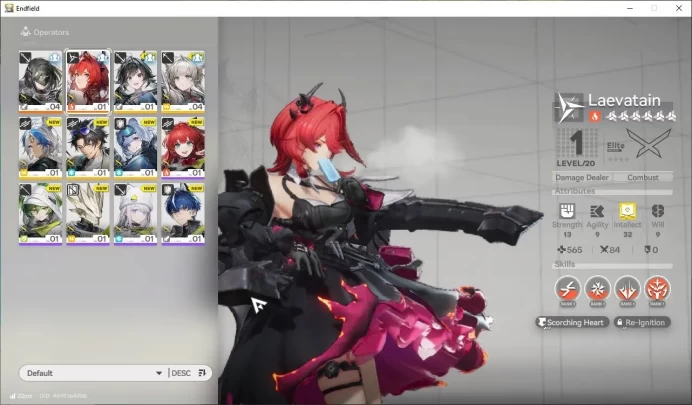 Asia Lv2 |Starter|1SSR (Laevatain)+5SR Characters|2 5* WP|Female MC|GrypLink|Take Mail| SS (END1214)