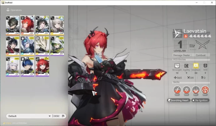 NA/EU Lv2 | Starter|1SSR (Laevatain)+4SR Characters|1 6*+1 5* WP| Male MC|GrypLink |Take Mail| SS (END1208)