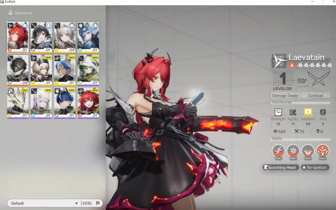 NA/EU| Fresh Starter Day2 | SSR Meta Laevatain + 5 SR Character |Skip Tutorial|GryphLine| (END1206)