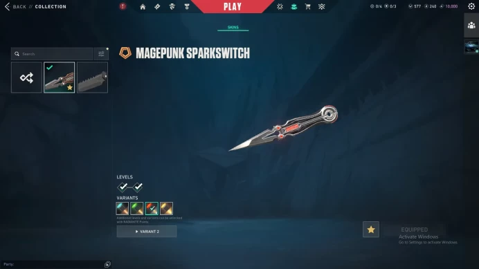 【Europe】10.6k VP Spent | Magepunk Ghost/Phantom/Vandal/Butterfly Knife | Gold | 82 Level | 577 VP Free | Data Changeable | Full Access | Instant
