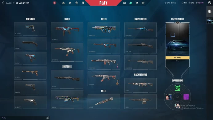 【Europe】10.6k VP Spent | Magepunk Ghost/Phantom/Vandal/Butterfly Knife | Gold | 82 Level | 577 VP Free | Data Changeable | Full Access | Instant