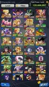 Lv 127 | 4 UL (SS Goku, SS2 Gohan (Youth), SS Gogeta, Shenron) + 9 LL |Full Access| Android/IOS | Check SS (DBL707)