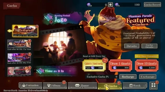 NA | 5 SSR (Toge x Panda and etc) + 5 SSR Memo | Log bili bili | Check SS (JJK775)