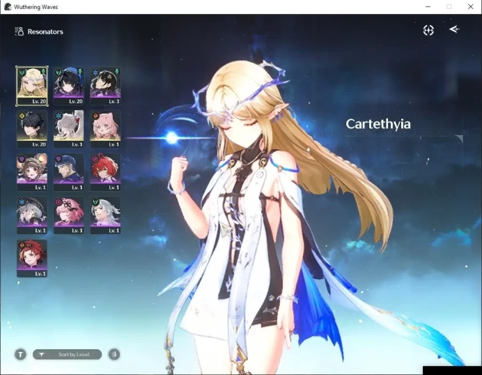 SEA | UL 20 | 2 Limited | Hiyuki, Cartethyia |Data Bank Lv 01| MC Male|Log Kuro|Check SS(WW3185)