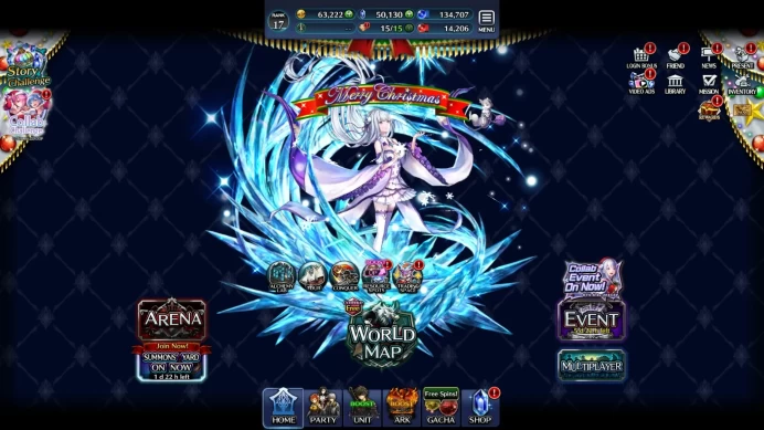 Global|Rank 17| 50k Crystal + Collab Re:Zero + Other Units|Many Resource|Code Only|Check SS(LC750)