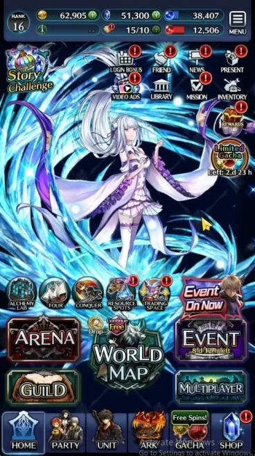 Global | Starter 51K Crystal + Collab Re:Zero (Emilia) | Story Challenge Unclear |Code Only|Check SS(LC760)