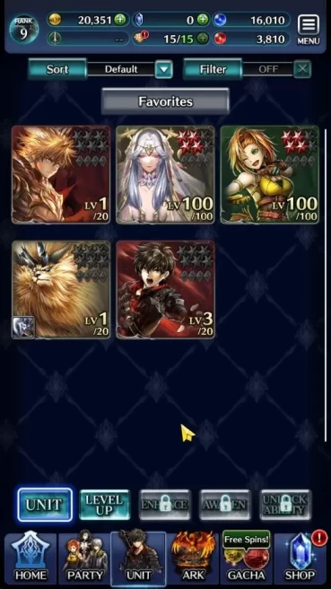GLOBAL|Rank 9|Top Tier Unit [Arkh King of Dragon,Goddess Lilaha,Beast Divinity Rei]|1 UR Ark|Code Only(LC1218)
