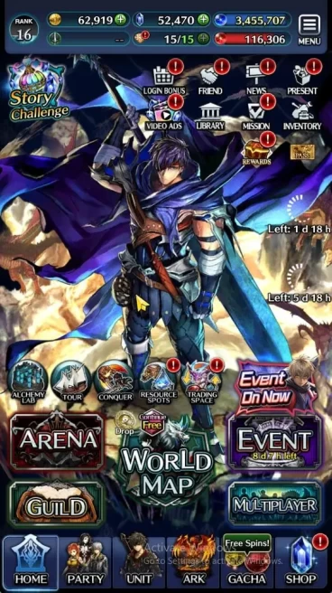 Global | Starter 52K Crystal + Goddess Lilaha + Other Units | Unclear Story Challenge | Code Only |Check SS(LC820)