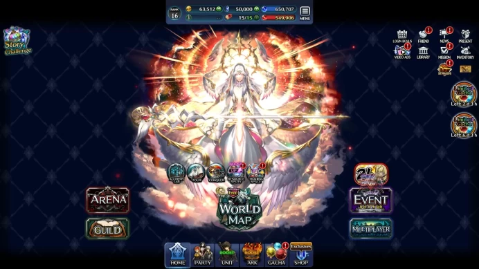 GLOBAL | Starter 50000 Crystal +Goddes Lilaha + Other Unit |Story Challenge Unclear| Code Only| Check SS (LC823)