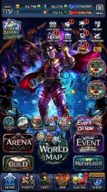 Global | Starter 50K Crystal + Goddess Lilaha + Other Units | Unclear Story Challenge | Code Only |Check SS(LC828)