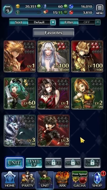 GLOBAL|Rank 9|Top Tier Unit [Arkh King of Dragon,Goddess Lilaha,RoF Eliza]|1 UR Ark|Code Only(LC1214)