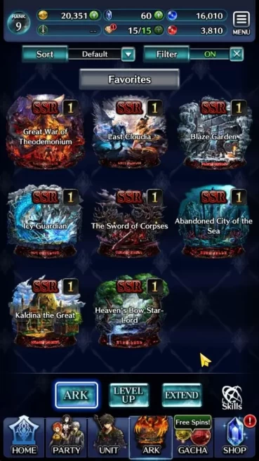GLOBAL|Rank 9|Top Tier Unit [Emperor Lonardo,Arkh King of Dragon,Goddess Lilaha]|8 SSR Ark|Code Only(LC1213)