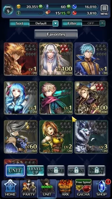 GLOBAL|Rank 9|Top Tier Unit [Arkh King of Dragon,Goddess Lilaha,Lenius]|1 UR Ark|Code Only(LC1211)