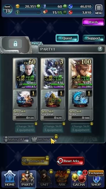 Global|Starter Rank 10 |Vergil,GH Adel,MB Rei,Etc + 9 SSR Ark|Code Only|Check SS(LC928)