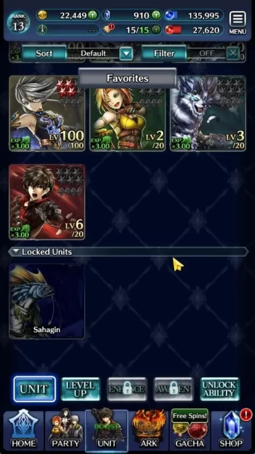 GLOBAL|Rank 13|Top Tier Unit [Kanon of the Three Sages,Arkh King of Dragon,Goddess Lilaha]|1 UR Ark|Code Only(LC1210)