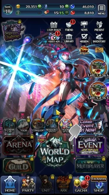 Global|Starter Rank 10 |D Alice,GH Adel,IQ Meredy,Etc|1 UR Ark [Pandemonium]+ 8 SSR Ark|Code Only|Check SS(LC930)
