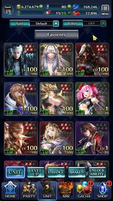 Global|Rank 19|Vergil,Ascended Roland,SM Sera,Etc|1 UR (Forge of Phateus),1 LR (DMC Mobile),10 SSR Ark|Code Only|Check SS(LC987)
