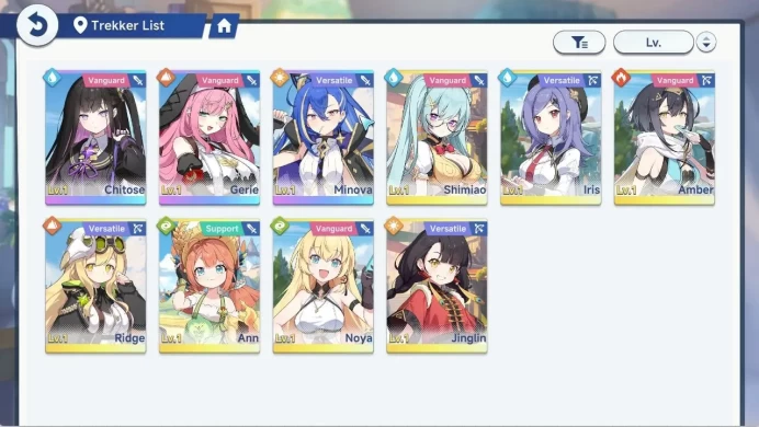 Global|Fresh Starter Chitose + Gerie + Minova + etc|Log Yostar| Check SS (SSR712)