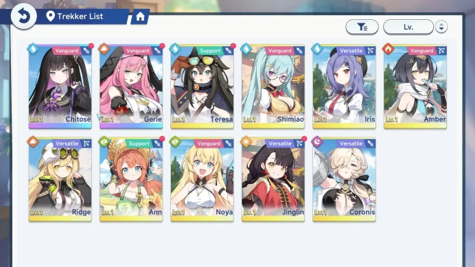 Global|Fresh Starter Chitose & Gerie T1 + 9 SR|Story 1-1|Log Yostar|Check SS(SSR724)