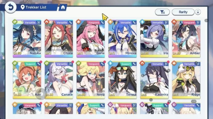 GLOBAL Lv27| 4 SSR 1 Limit (NazukaT3), Chixia, Gerie, Minova, etc |Selector ON |5 SSR Disc| Yostar|Check SS (SSR950)