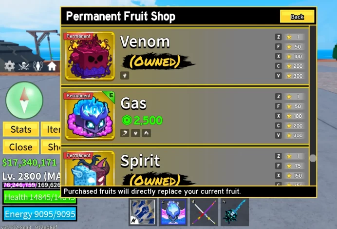 Lvl 2800 MAX Blox Fruits Acc | 7 PERMS (Dragon, Kitsune, Dough, Portal, Buddha) | Dark Blade, CDK, Godhuman