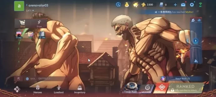 Hero 10|Starter with Legend Skin Selection Chest(Di Renjie,Angela,Yao,Skin Fragment 16)|Log Infinite|Check SS(HOK1950)