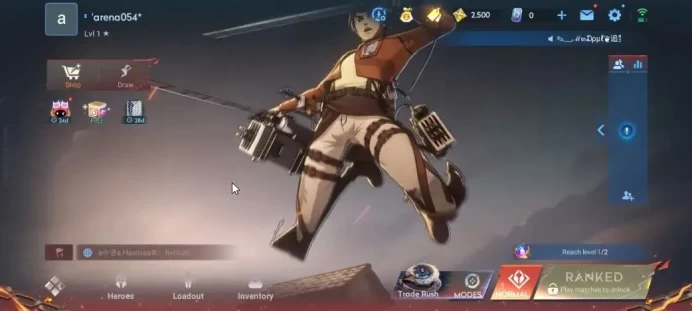 Hero 7|Starter with Legend Skin Selection Chest(Di Renjie,Angela,Yao,Skin Fragment 16)|Log Infinite|Check SS(HOK1960)