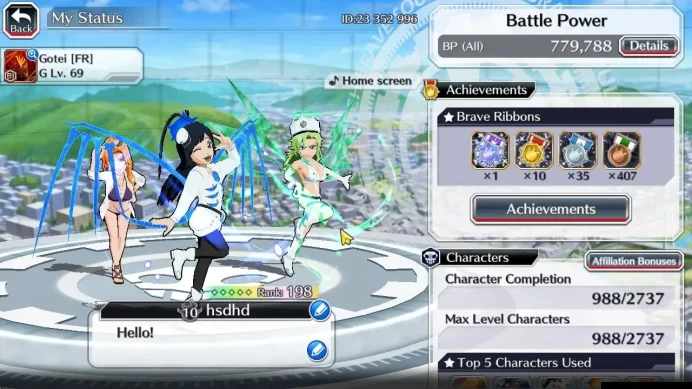 [GLOBAL]51K Orb|TYBW26[Giselle,Candice],TYBW25[Uryu],Byakuya Renewd,Fierce Satrk,Toshiro,Halibel,Etc|6K AccTic|Klab ID|BBS2624