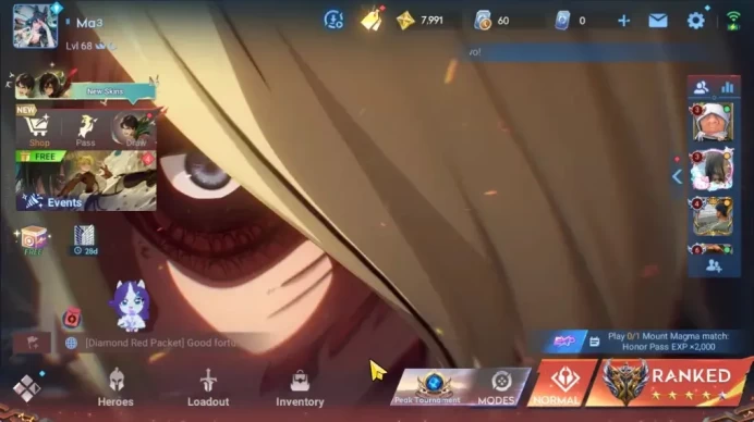 Hero99 Skin81|Flawless Arli,KIC Luna,4 Legend(Wukong,Zilong,Angela,LadySun),LNY24 DaQiao,AFO Arke,2 LOTM,Etc|Infinite(HOK1980)