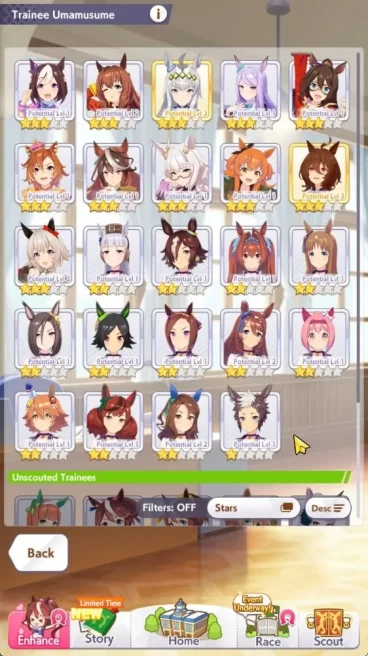 Global 82K TeamRank|3065 carrats|7 Trainee 3 star+7 SSR Card|Special Week,Grass Wonder,Fine Motion,etc|LogID|Check SS (UM1202)