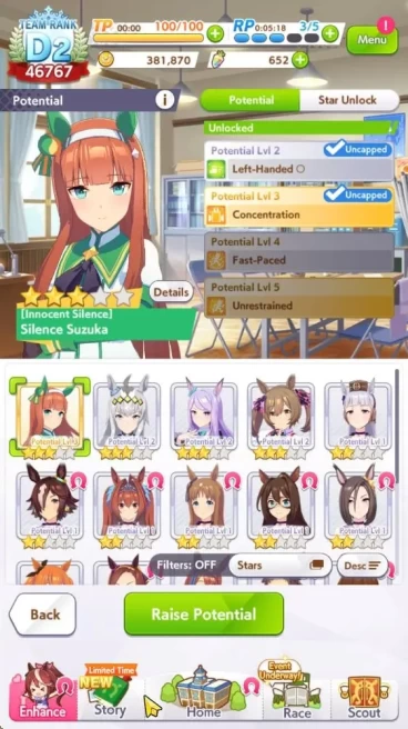 GLOBAL 46K TeamRank|652 carats|4 Trainee 3star+11 SSR Card[Super CreekLBM,Rice Shower,Etc]|LogID|Check SS(UM1199)