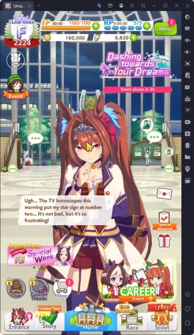 GLOBAL Fresh Starter|6800 Carats|3 SSR(Super Creek, Fine Motion,Nishino Flower)|Log ID|Check SS(UM793)