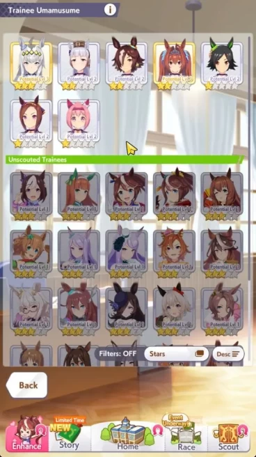 GLOBAL 45K TeamRank|1 Trainee 3star + 8 SSR Support Card[Kitasan Black U4,Bakushin,Gold Ship,Etc]|LogID|Check SS(UM1144)