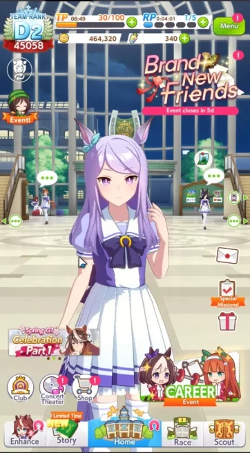 GLOBAL 45K TeamRank|1 Trainee (Mejiro) + 9 SSR (Super C,Tokai LB2, Satono DM LMB, Matikanetanha LB2 & ETC)|LogID|Check SS|UM1137