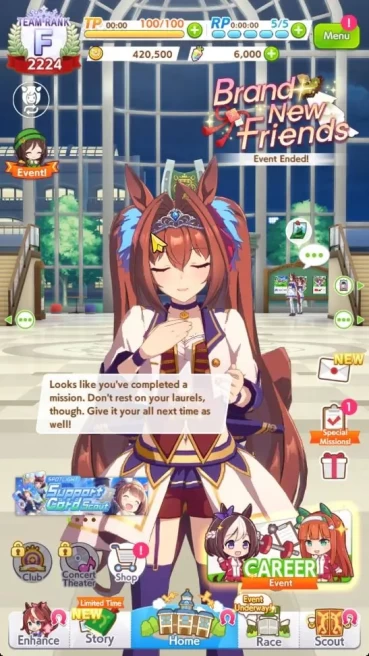 GLOBAL|Fresh Starter 6000 Carats|9 SSR[Kitasan,Tamamo,Nishino Flower,Satono,Vodka,etc]|SSR Ticket Untouch|Check SS (UM1125)