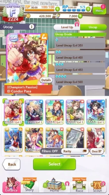 GLOBAL|Fresh Starter 7000 Carats|6 SSR[Kitasan,Satono,El Condor,Gold City,Etc]|SSR Ticket Untouch|Check SS|Check SS(UM1123)