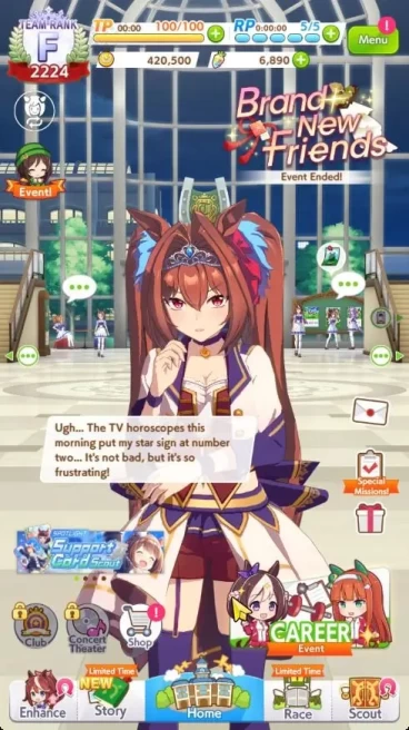 GLOBAL|Fresh Starter 6890 Carats|3 SSR[Kitasan,Fine Motion,Tamamo Cross]|SSR Ticket Untouch|Check SS|Check SS(UM1119)