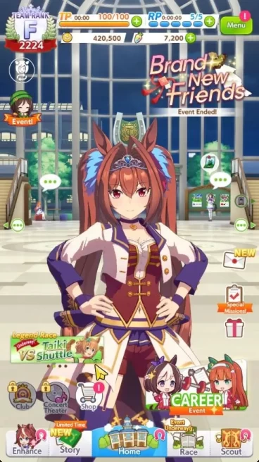 GLOBAL|Fresh Starter 7200 Carats|7 SSR[Kitasan ,Super Creek,Tokai Teio,Satono,Etc]|SSR Ticket Untouch|Check SS|Check SS(UM1116)