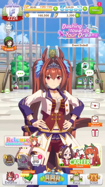 [GLOBAL] 2220 Carats|4SSR (Super Creek,Twin Turbo, Tokai Teio, Winning Ticket) | Selector On |Fresh Story|Log ID|Check SS(UM825)