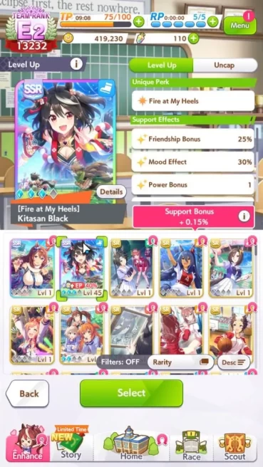 GLOBAL|Fresh Starter|2 SSR[Kitasan Black LB 3, Super Creek] + 22 SR |SSR Ticket Untouch|Check SS|Check SS(UM1108)