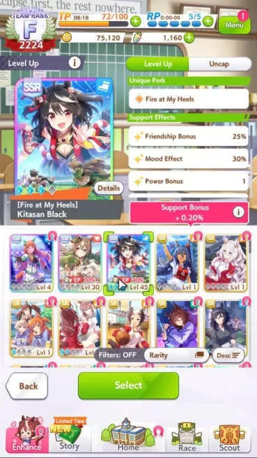 GLOBAL|Fresh Starter 1160 Carats| 3 SSR [Kitasan Black LB 3,Satono,Silence]+ 16 SR|SSR Ticket Untouch|Check SS|Check SS(UM1106)