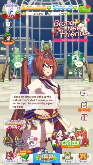 GLOBAL|Fresh Starter 2030 Carats| 4 Best SSR [Kitasan Black,Fine Motion,Super Creek,Tamamo Cross]+16 SR |Check SS(UM1105)