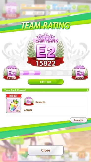GLOBAL 15K Rank|4k Carrot|Tokai Teio 4 star+1 Traine 3 star|Support Card Fine Motion,Super Creek,Kitasan + 4 More|LogId(UM1100)