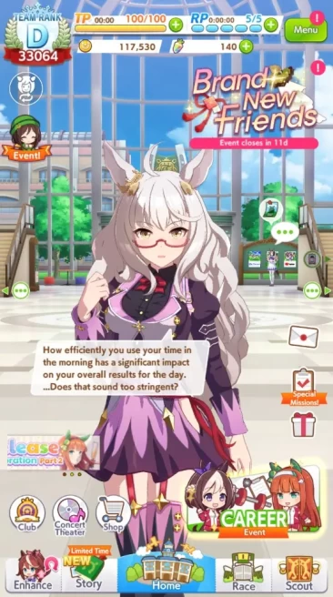 GLOBAL 33K TeamRank|3 Trainee 3star + 6 SSR Support Card [SuperCreek,Fine Motion,Kitasan,Matika Lb1 Etc]|LogID|Check SS(UM1099)