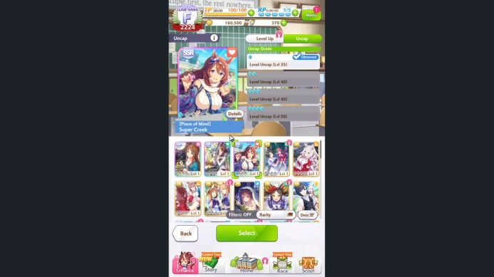 GLOBAL|Starter 3 SSR Support (Super Creek+Uncap 1, Fine Motion, S Suzuka, Grass Wonderer) |Selector On|Log ID|Check SS (UM840)