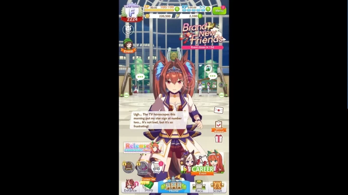 GLOBAL Fresh Starter 2330 Carats|4Best SSR Card(Kitasan,Seiun Sky,Vodka,Tazun Hayakawa)15SR|SSR Ticket Untouch|Check SS(UM1089)