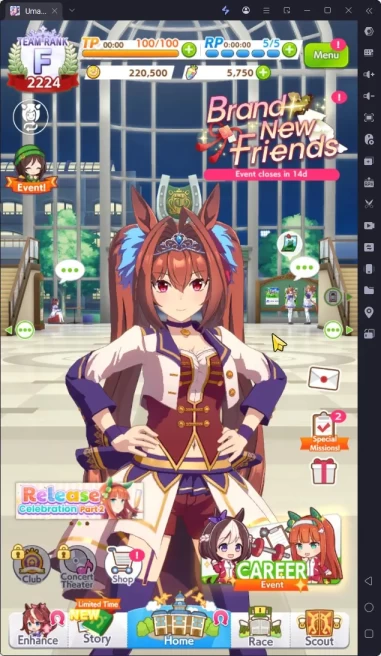 GLOBAL Fresh Starter 5750 Carats| 3 Best SSR Card(Kitasan,Super Creek,Fine Motion)|SSR Ticket Untouch|Check SS(UM1084)