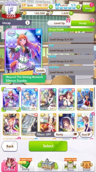 [GLOBAL]Fresh Starter 4 SSR(Super Creek,Fine Motion+2 SSR)|1620 Carats|1 Selector On|Fresh Story|Log ID|Check SS (UM856)