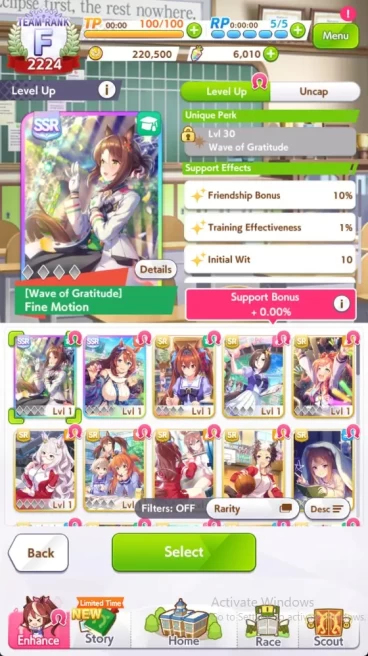 GLOBAL|Chapter 1|Fresh account 6000 Carats + 2SSR (Fine Motion & Super Creek) + 2SSR Ticket|Log ID|Check SS (UM1074)
